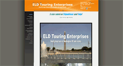 Desktop Screenshot of eldtouring.com